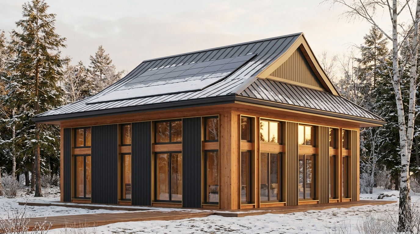 月の蔵 外観 — AI render based on BIM specs