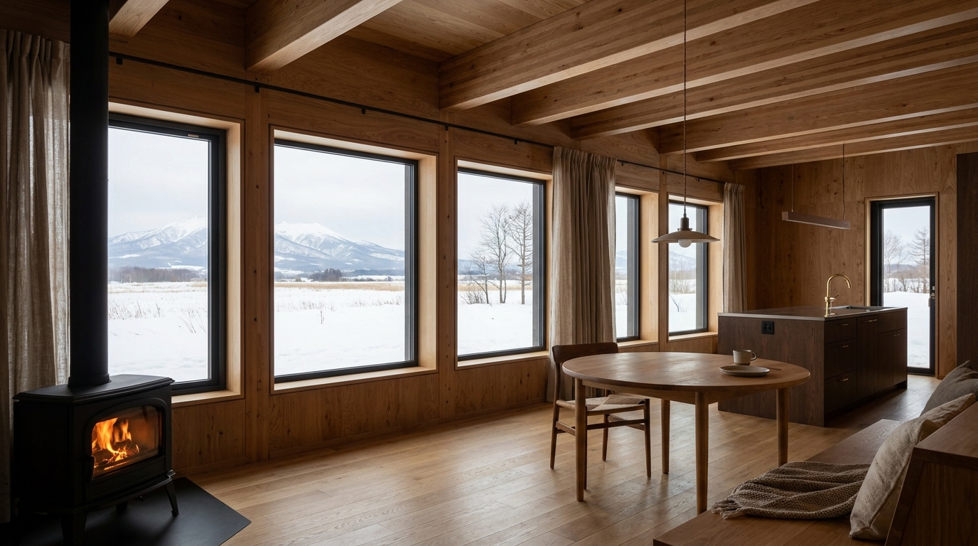 風の小屋 内観