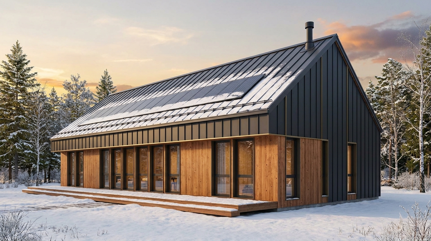 南の館 外観 — AI render based on BIM specs