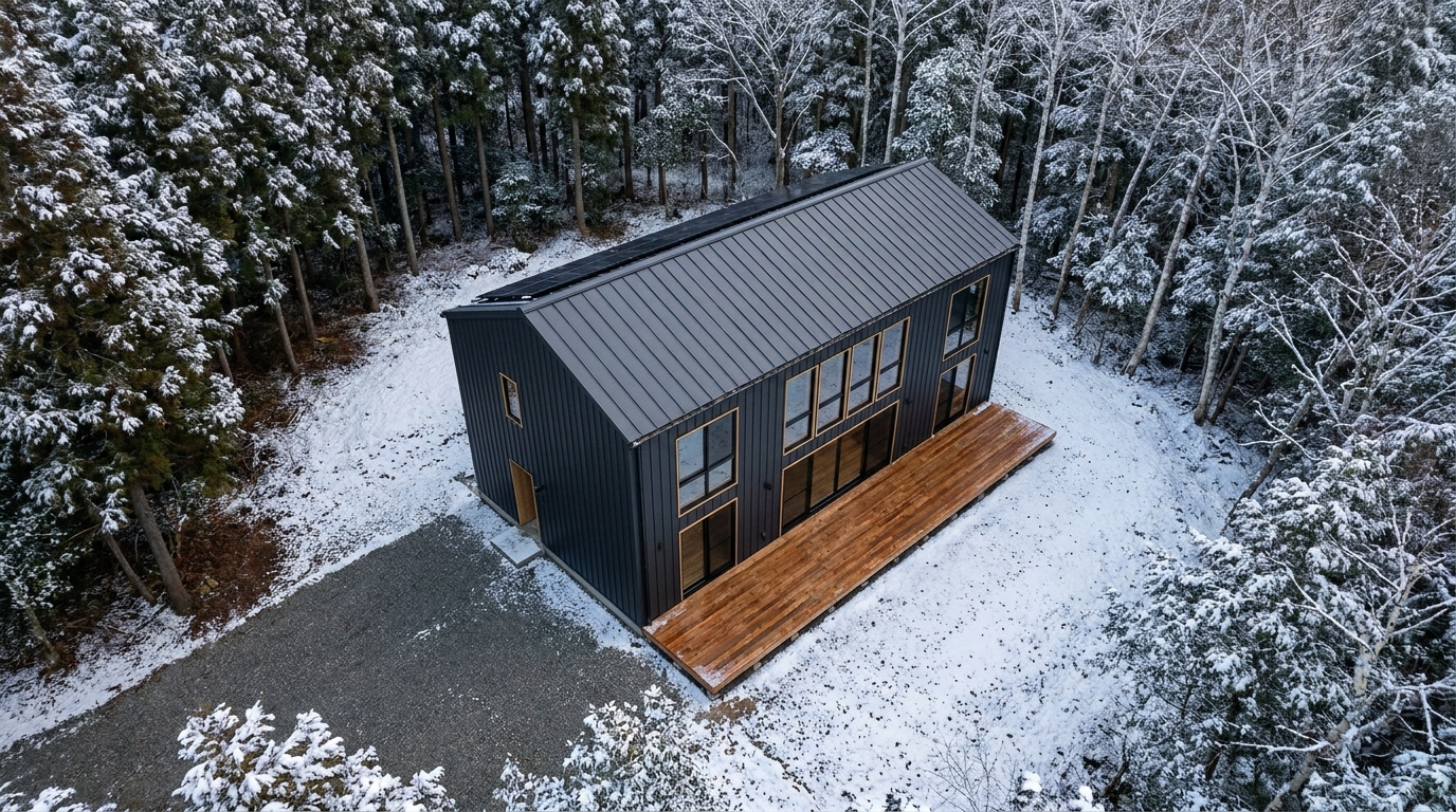北の小屋 配置