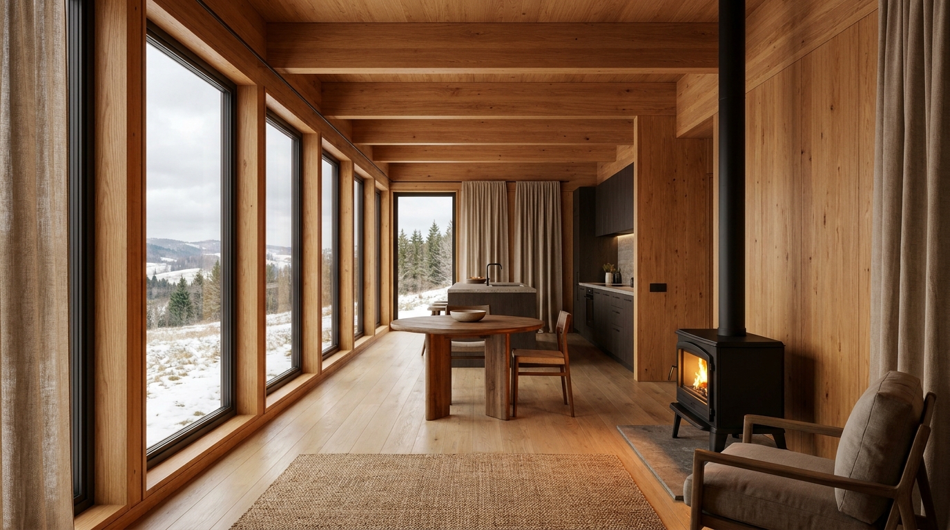 南の小屋 内観