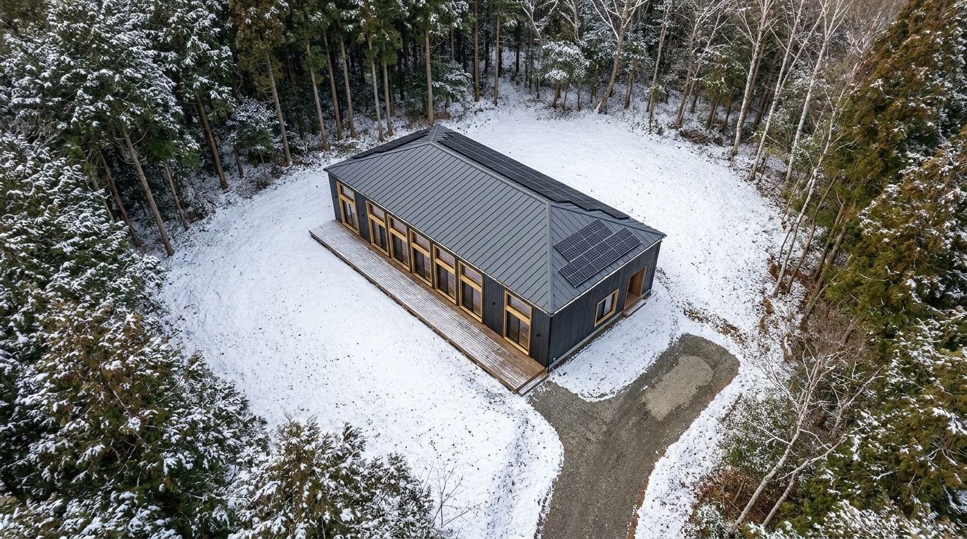 南の小屋 配置