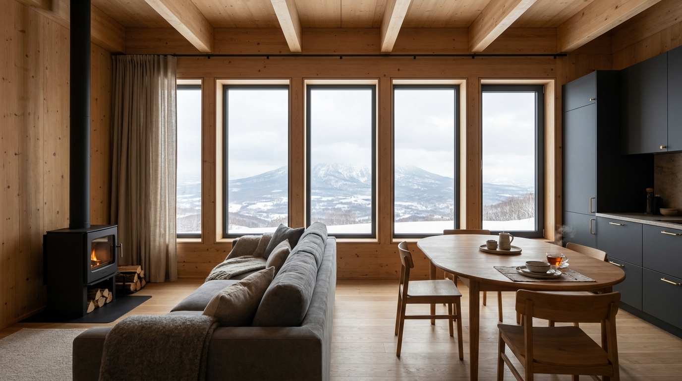 風の小屋 内観