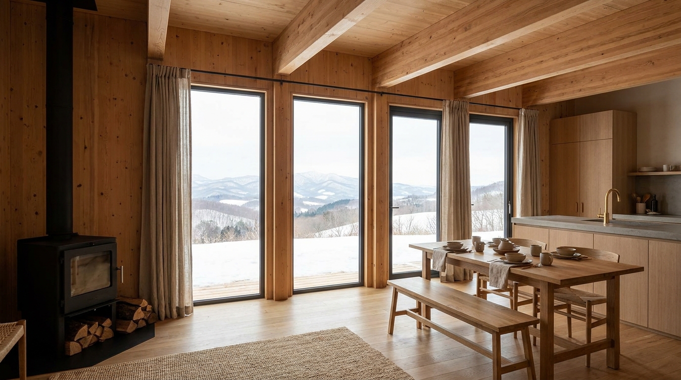 陽の小屋 内観