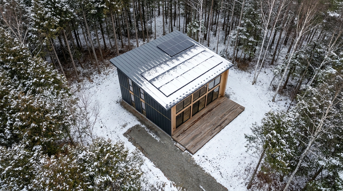霜の小屋 配置