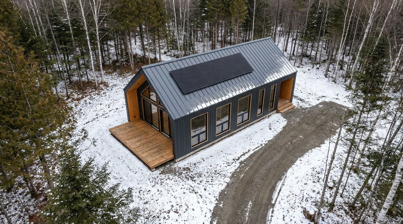 森の小屋 配置