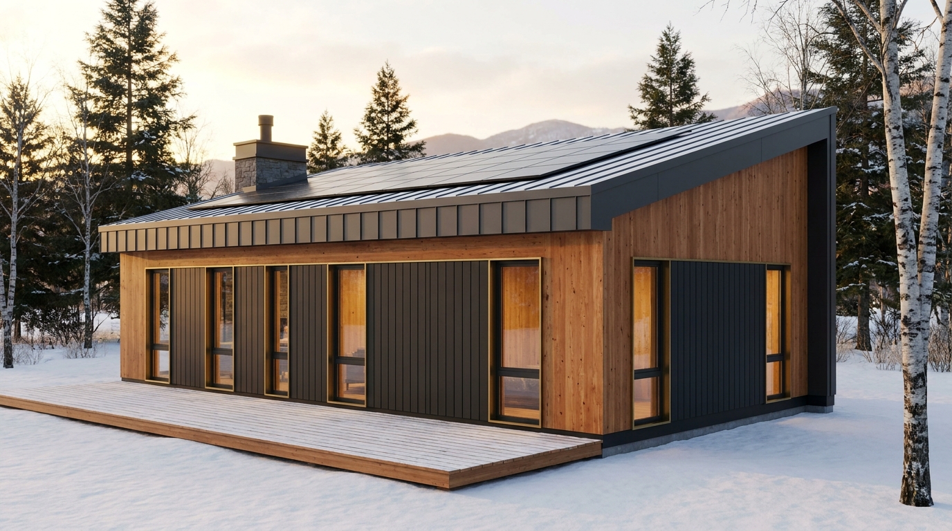 南の杜 外観 — AI render based on BIM specs