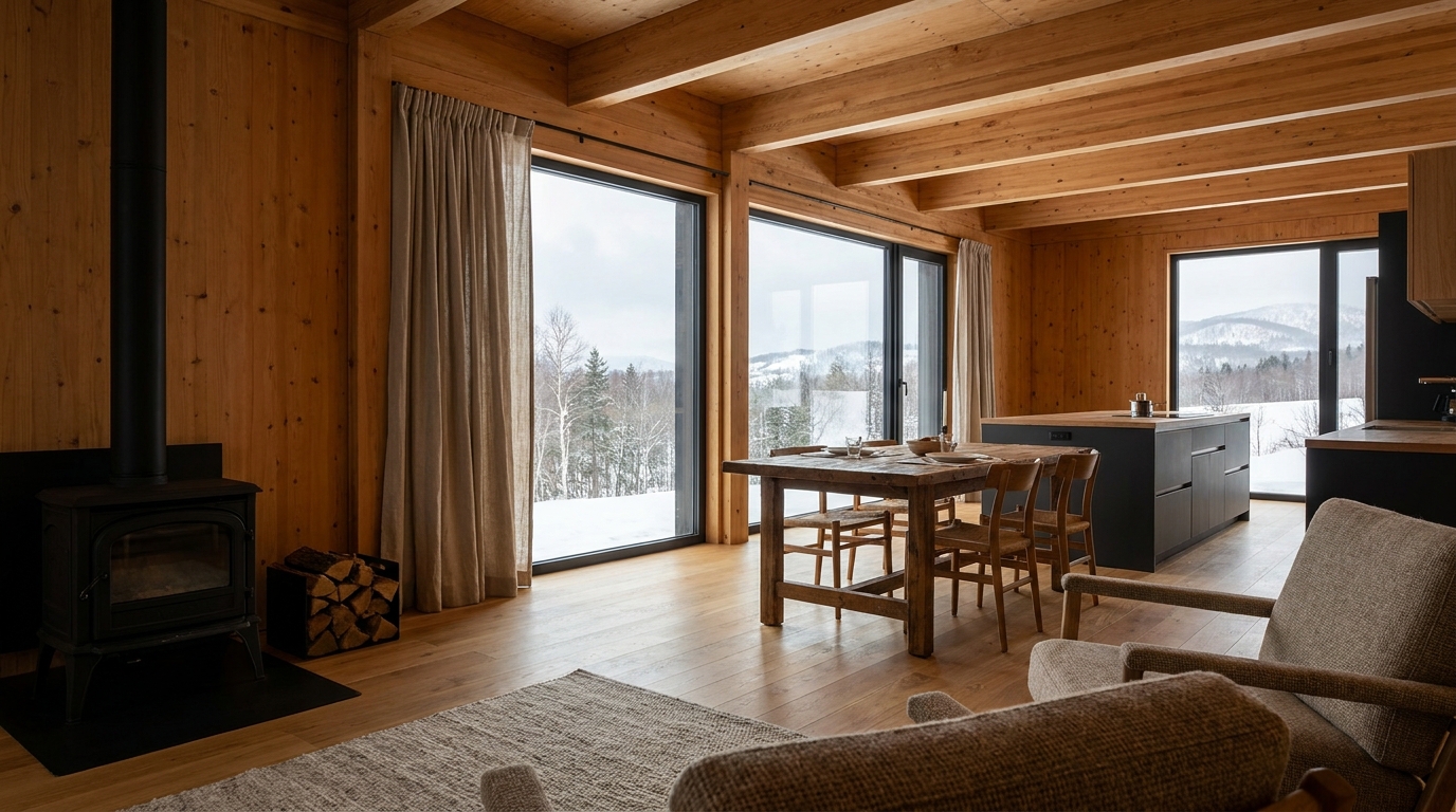 陽の小屋 内観