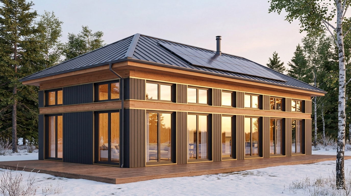 南の塔 外観 — AI render based on BIM specs