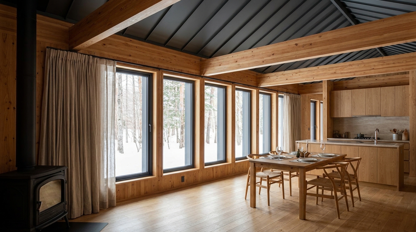 陽の小屋 内観