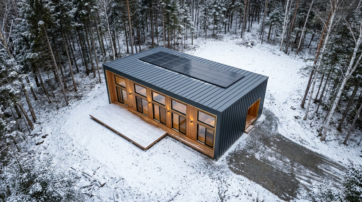 霜の小屋 配置