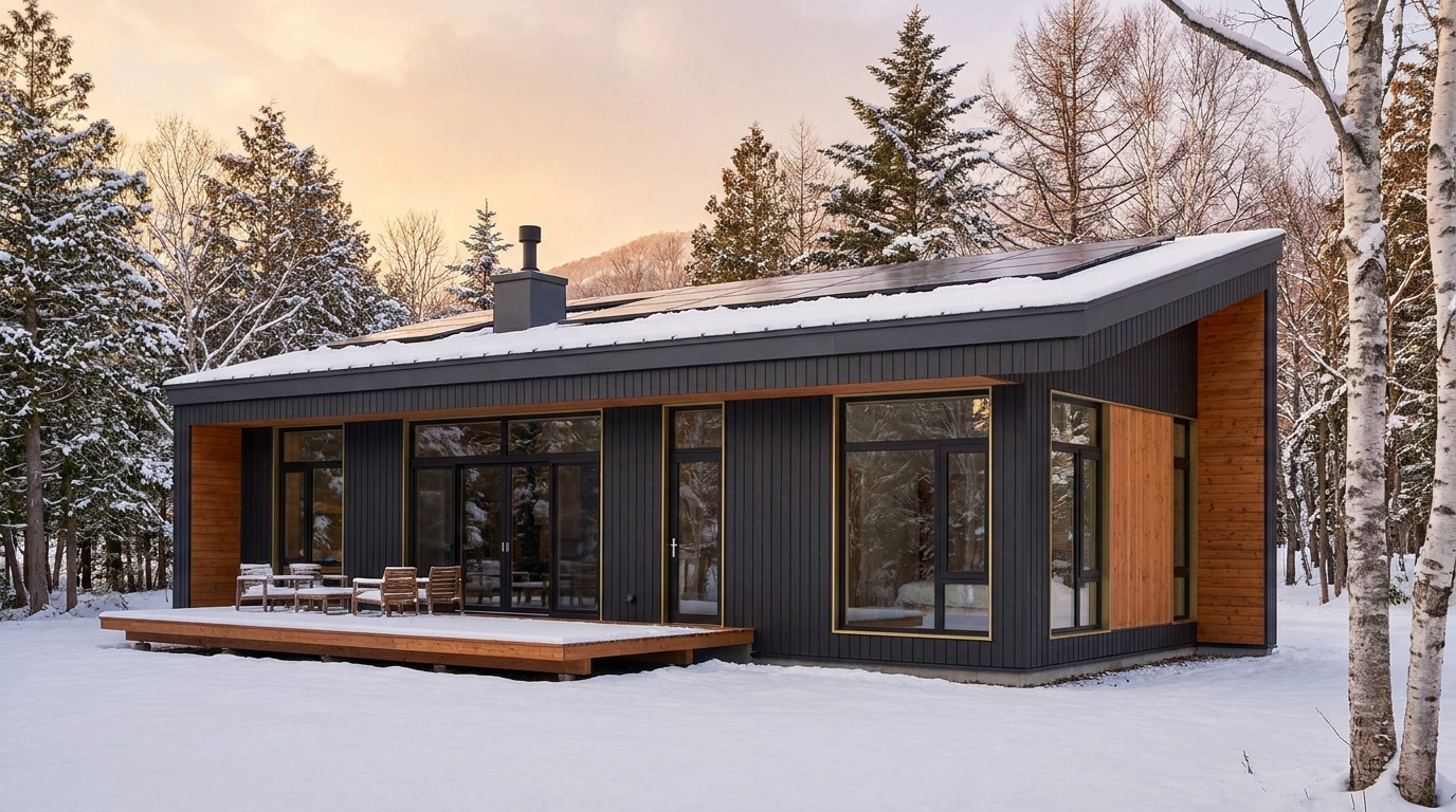東の砦 外観 — AI render based on BIM specs
