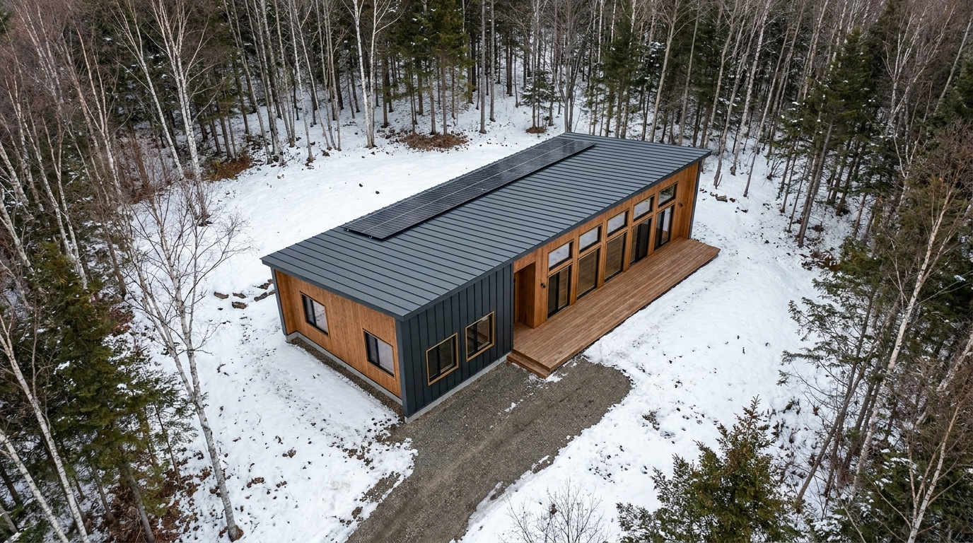 雪の小屋 配置