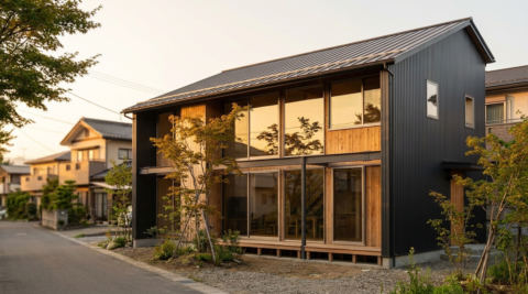 松本市 中庭の家