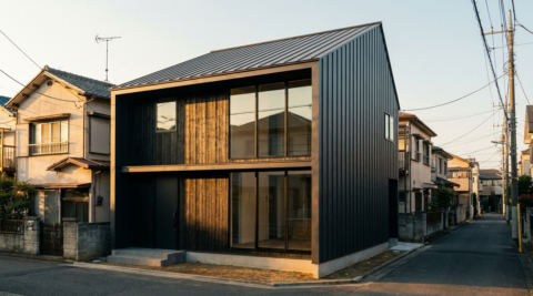 東京・中庭のある回遊動線