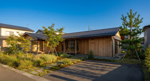 秋田の鼠田の家