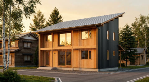 北海道・サウナと水風呂のある家