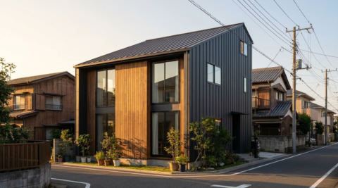 武蔵野市 旗竿地の家